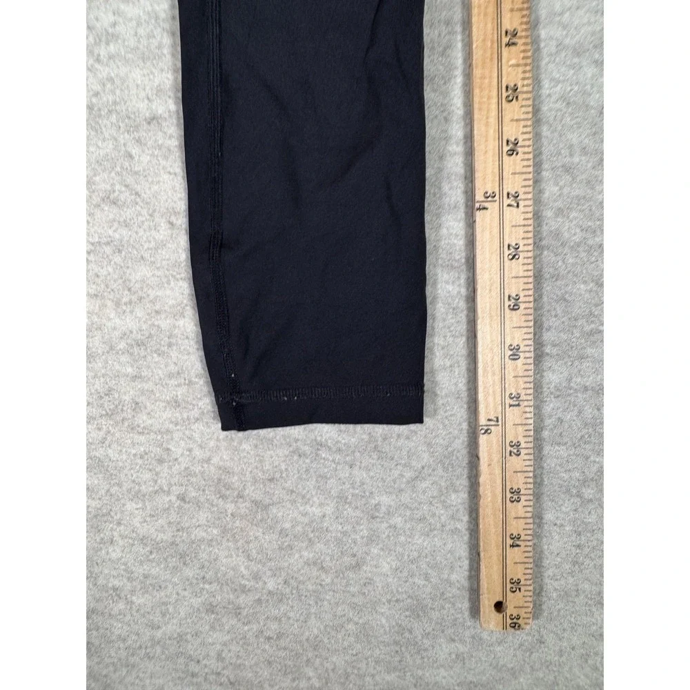Lululemon Leggings‎ Womens 2 Black High Rise Cropped Yoga Athletic Gym Tight